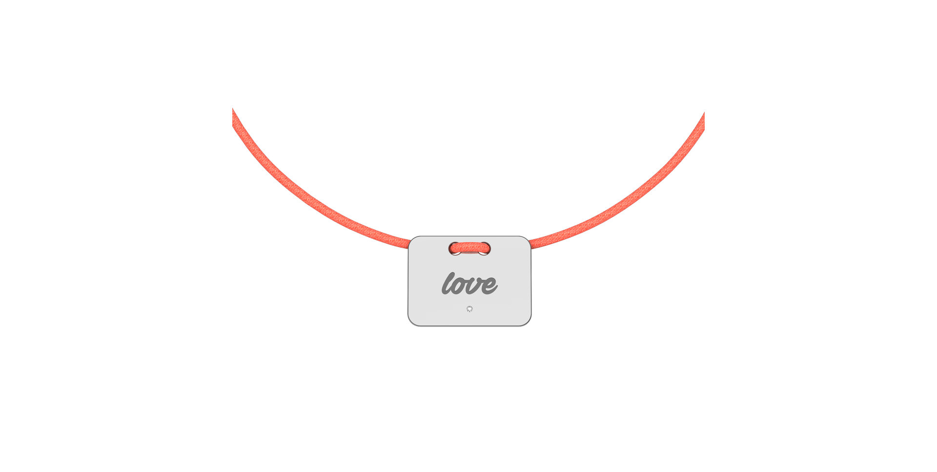 Diamond bracelet Military Stamp Love