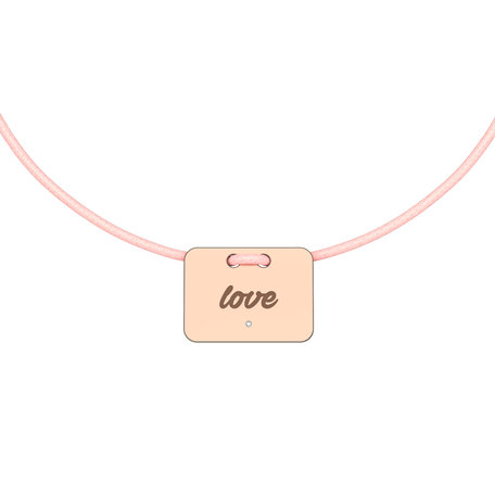 Diamond bracelet Military Stamp Love