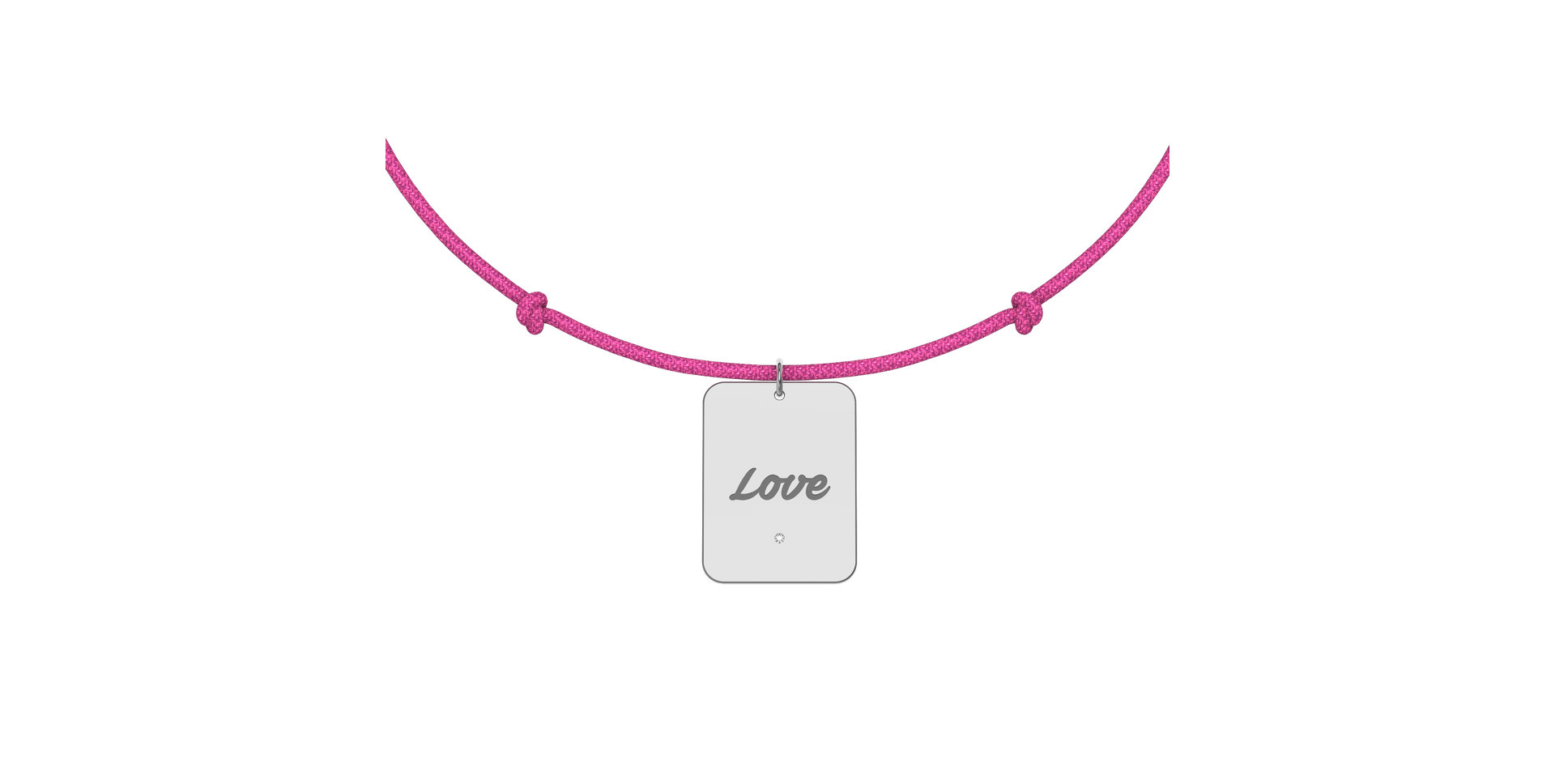 Diamond bracelet Stamp Love