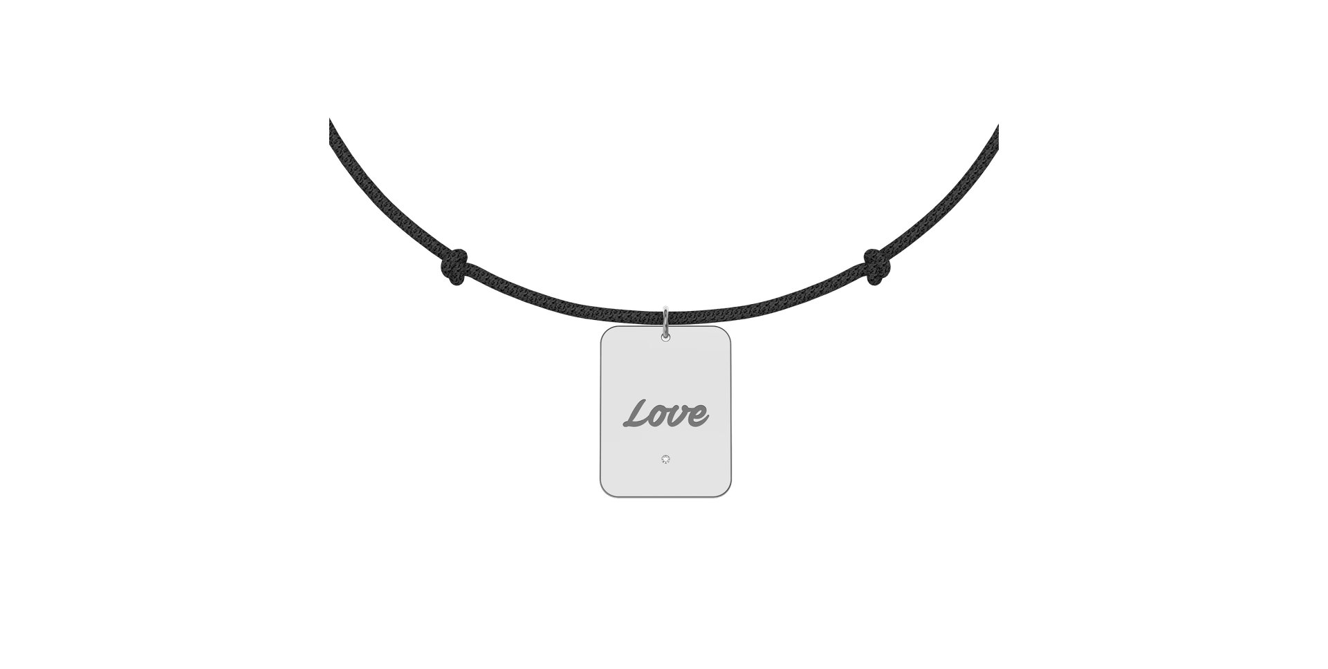 Diamond bracelet Stamp Love