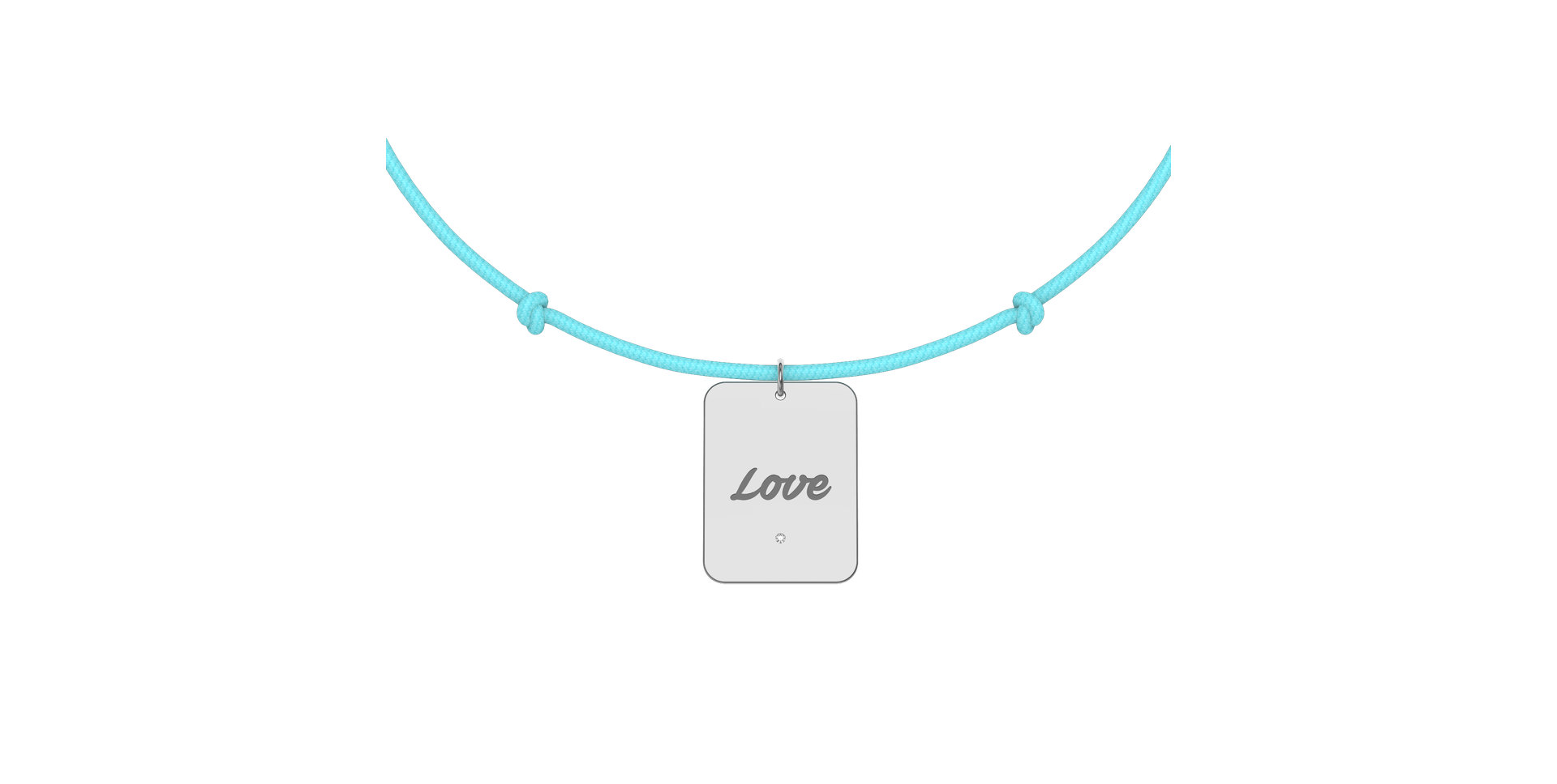 Diamond bracelet Stamp Love
