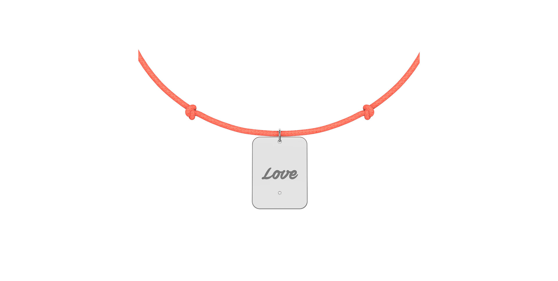 Diamond bracelet Stamp Love