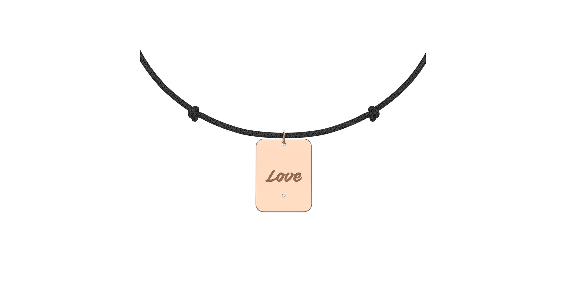 Diamond bracelet Stamp Love