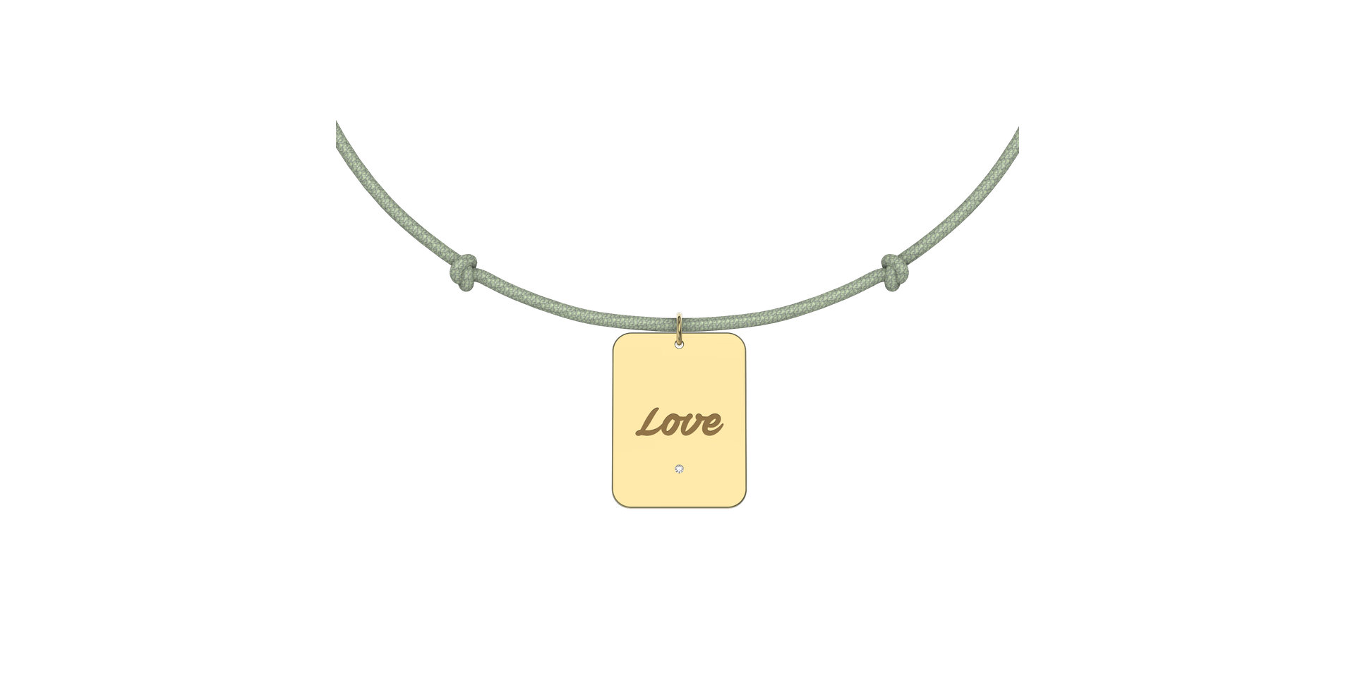 Diamond bracelet Stamp Love