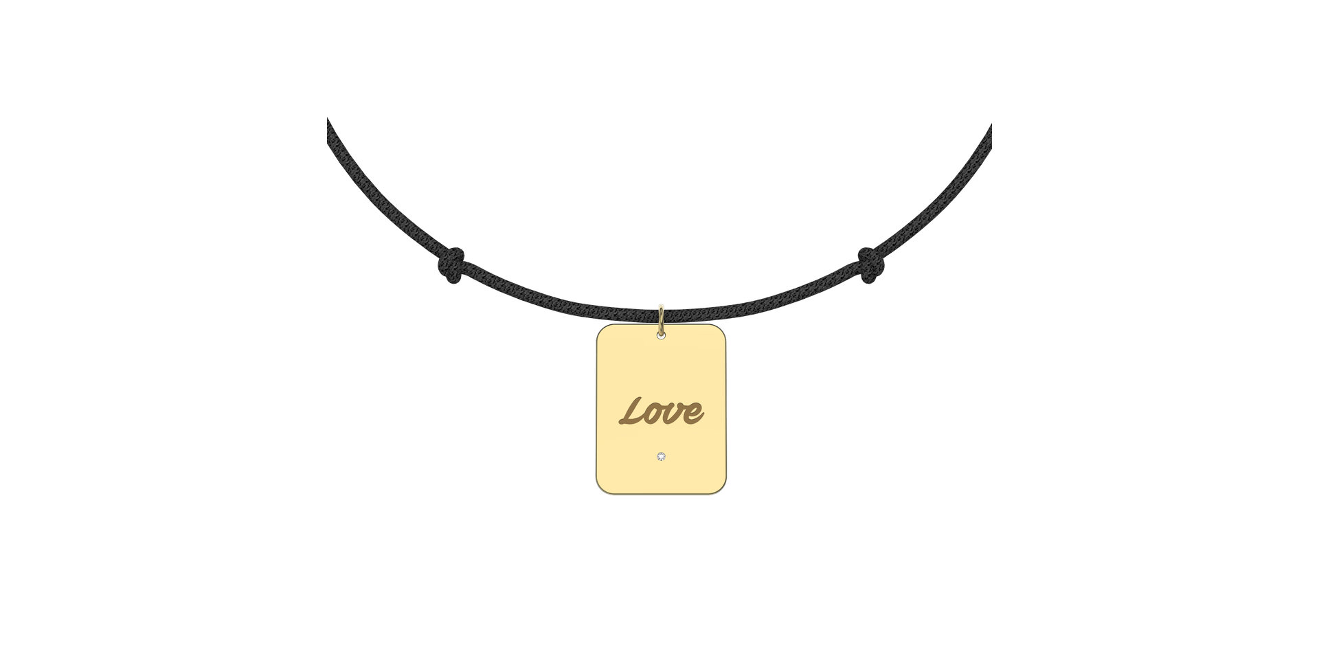 Diamond bracelet Stamp Love