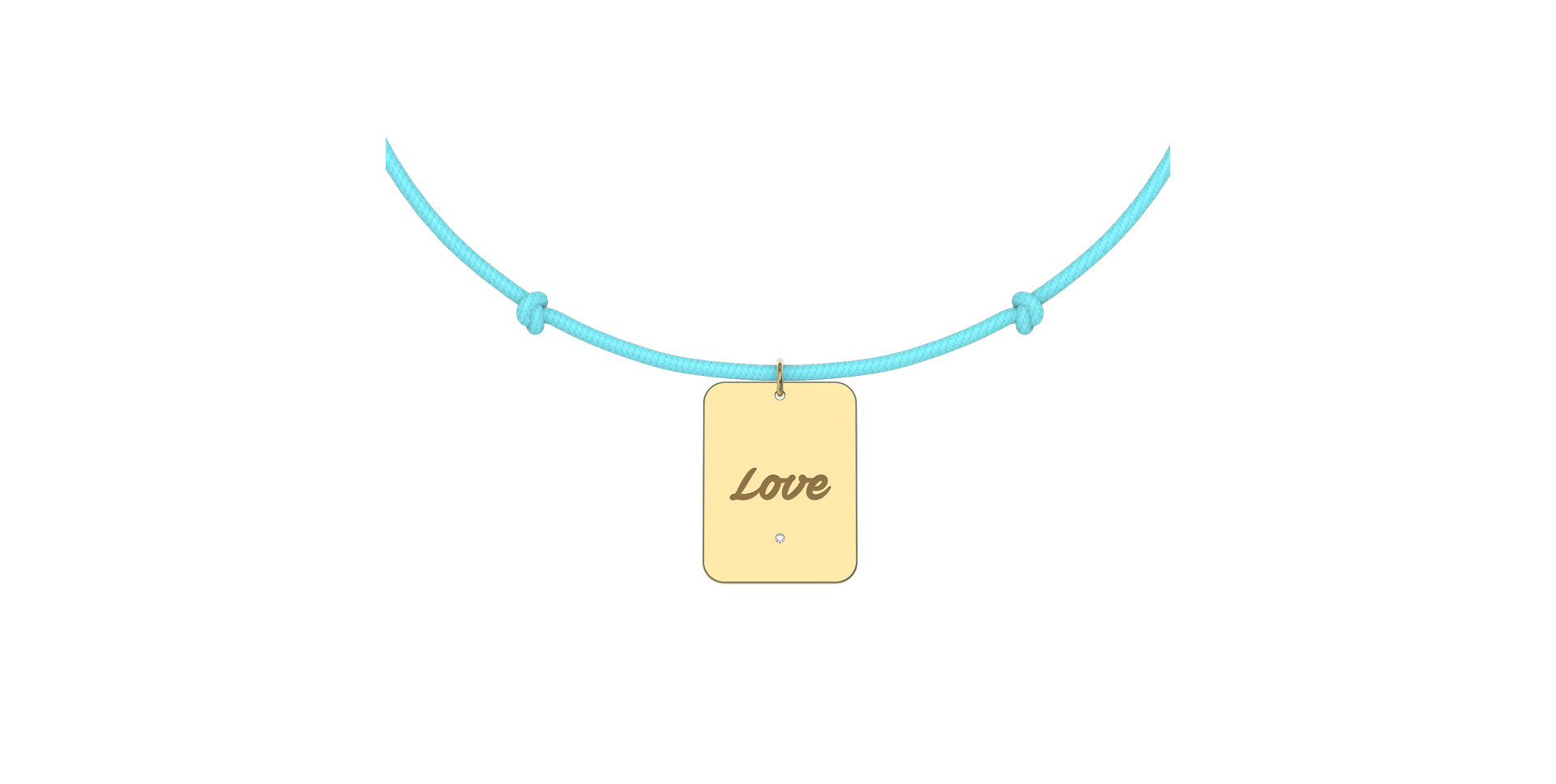 Diamond bracelet Stamp Love