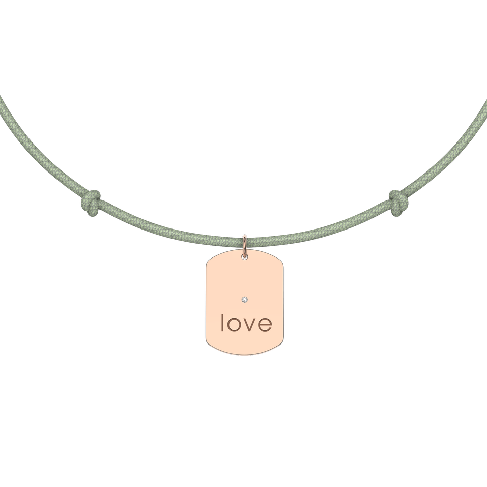 Diamond bracelet Military Stamp