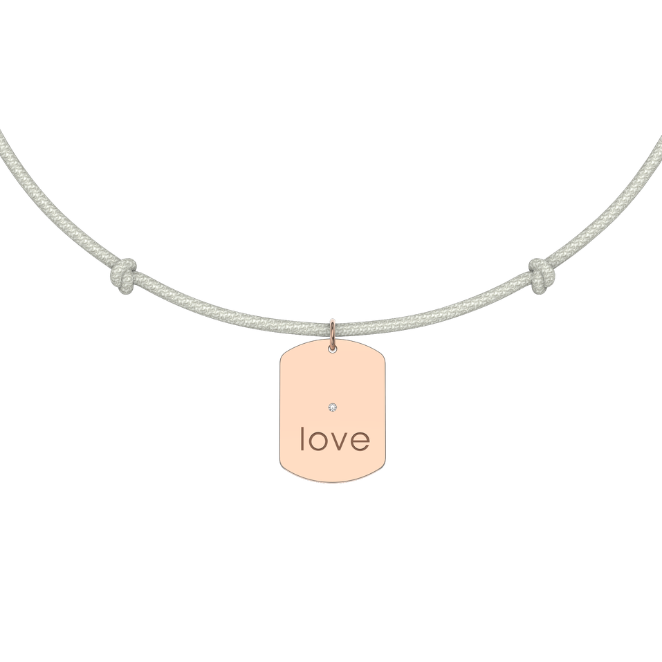 Diamond bracelet Military Stamp