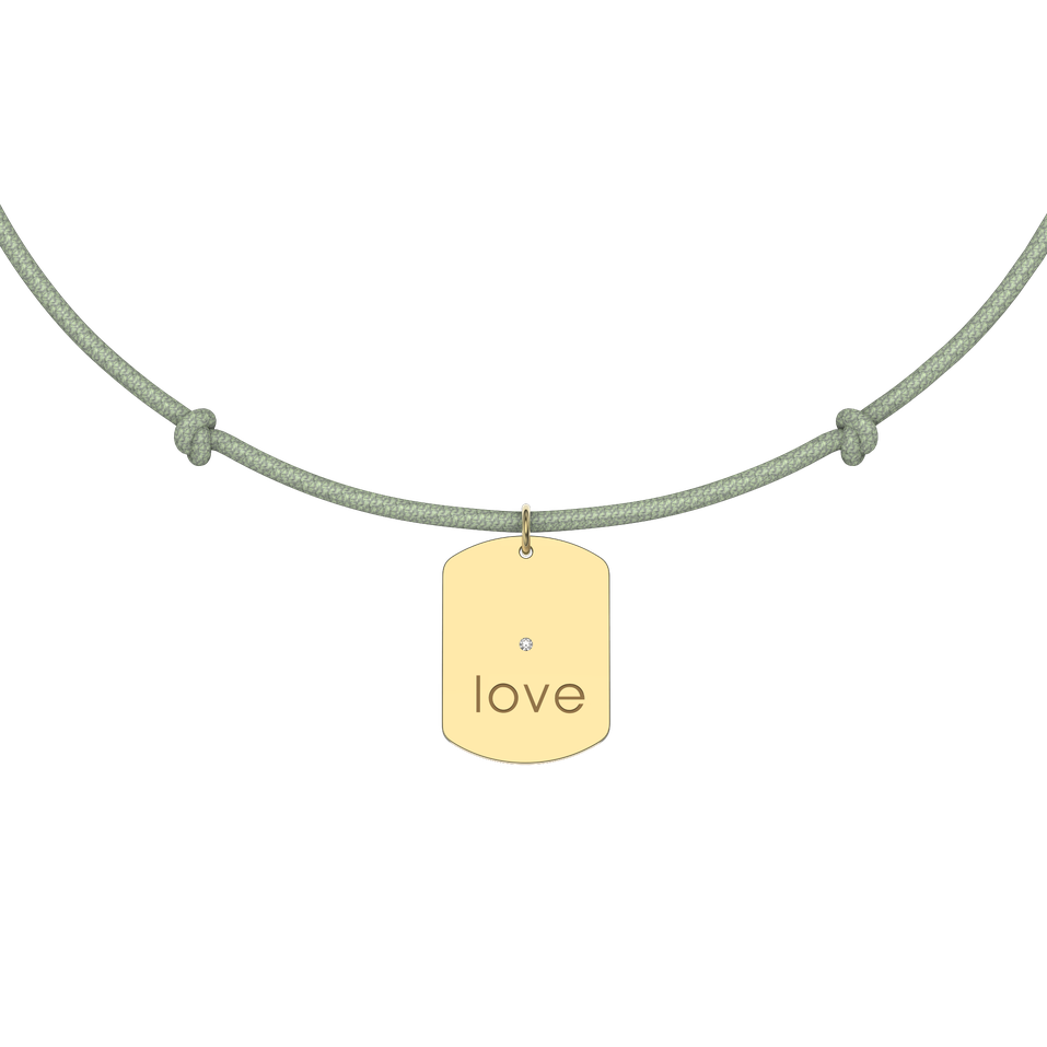 Diamond bracelet Military Stamp