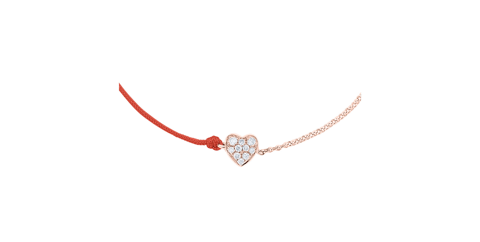 Diamond bracelet Little Heart