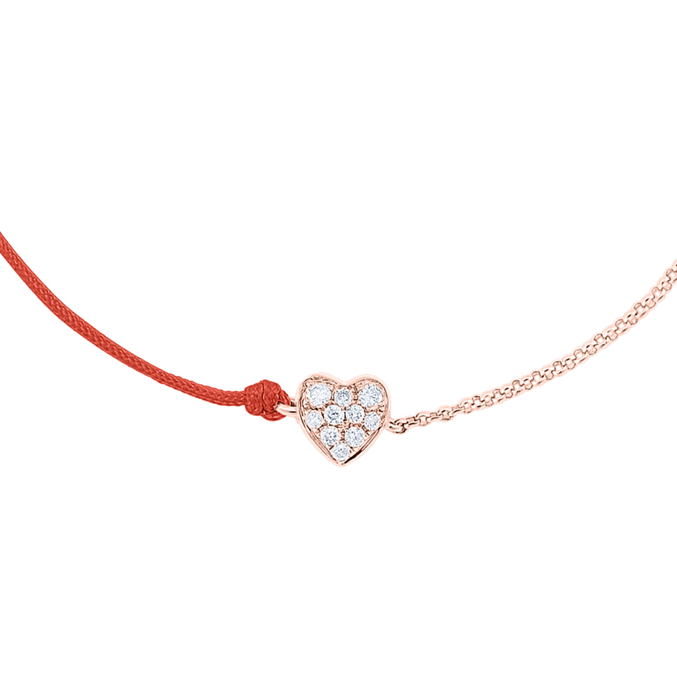 Diamond bracelet Little Heart