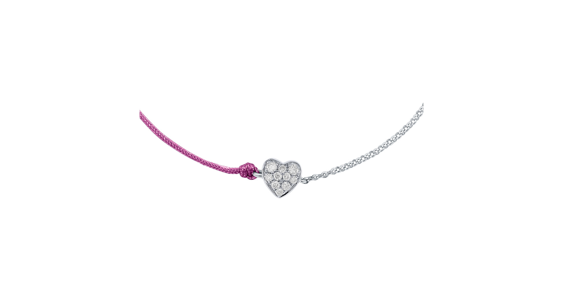 Diamond bracelet Little Heart
