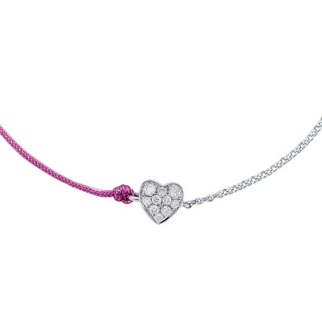 Diamond bracelet Little Heart