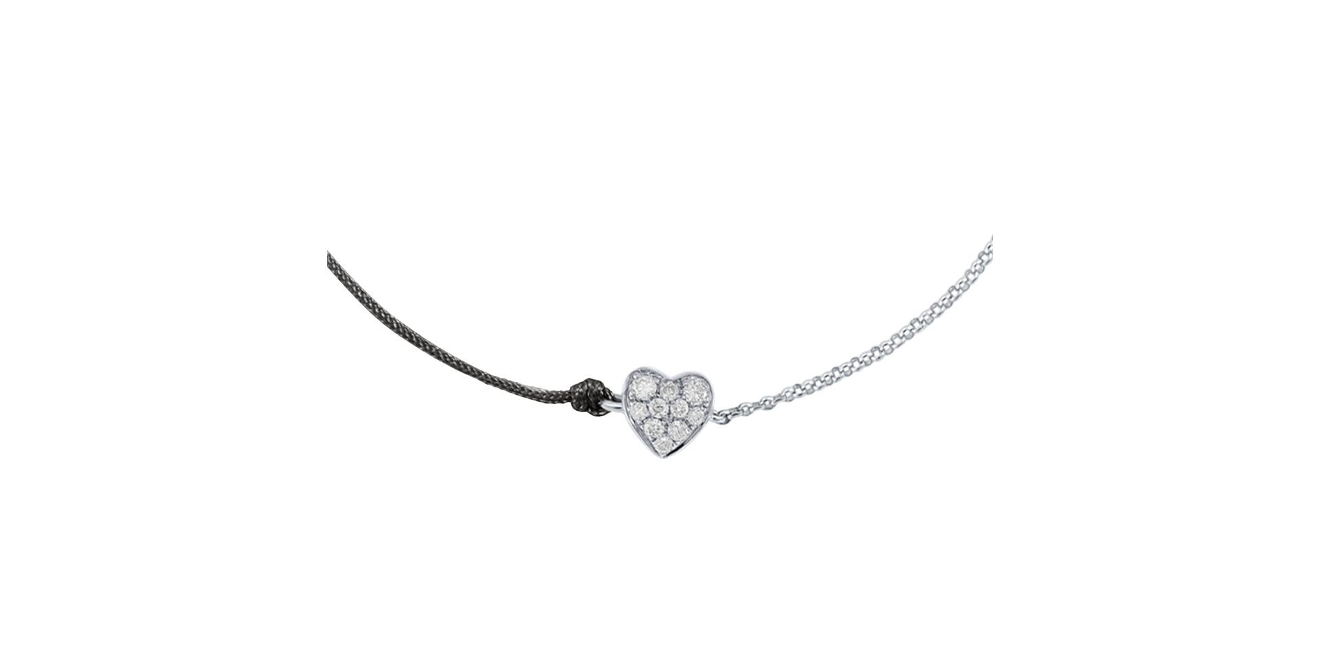 Diamond bracelet Little Heart