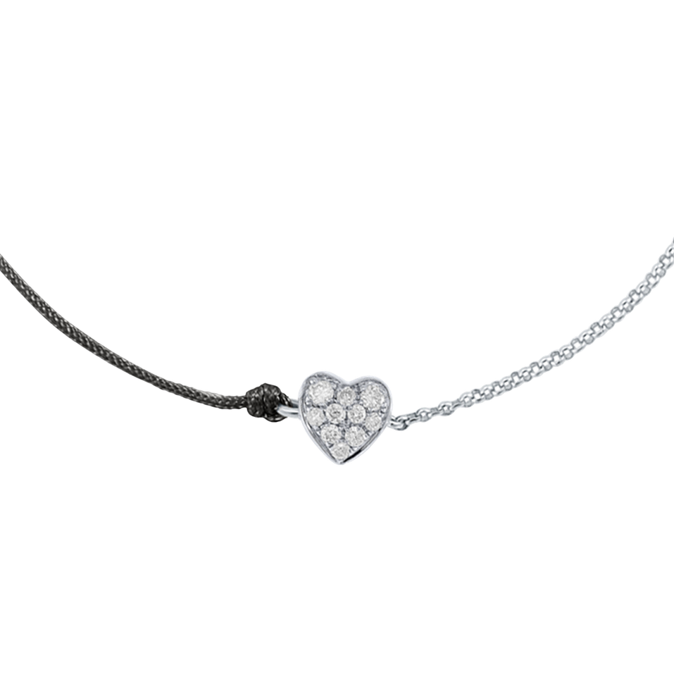 Diamond bracelet Little Heart