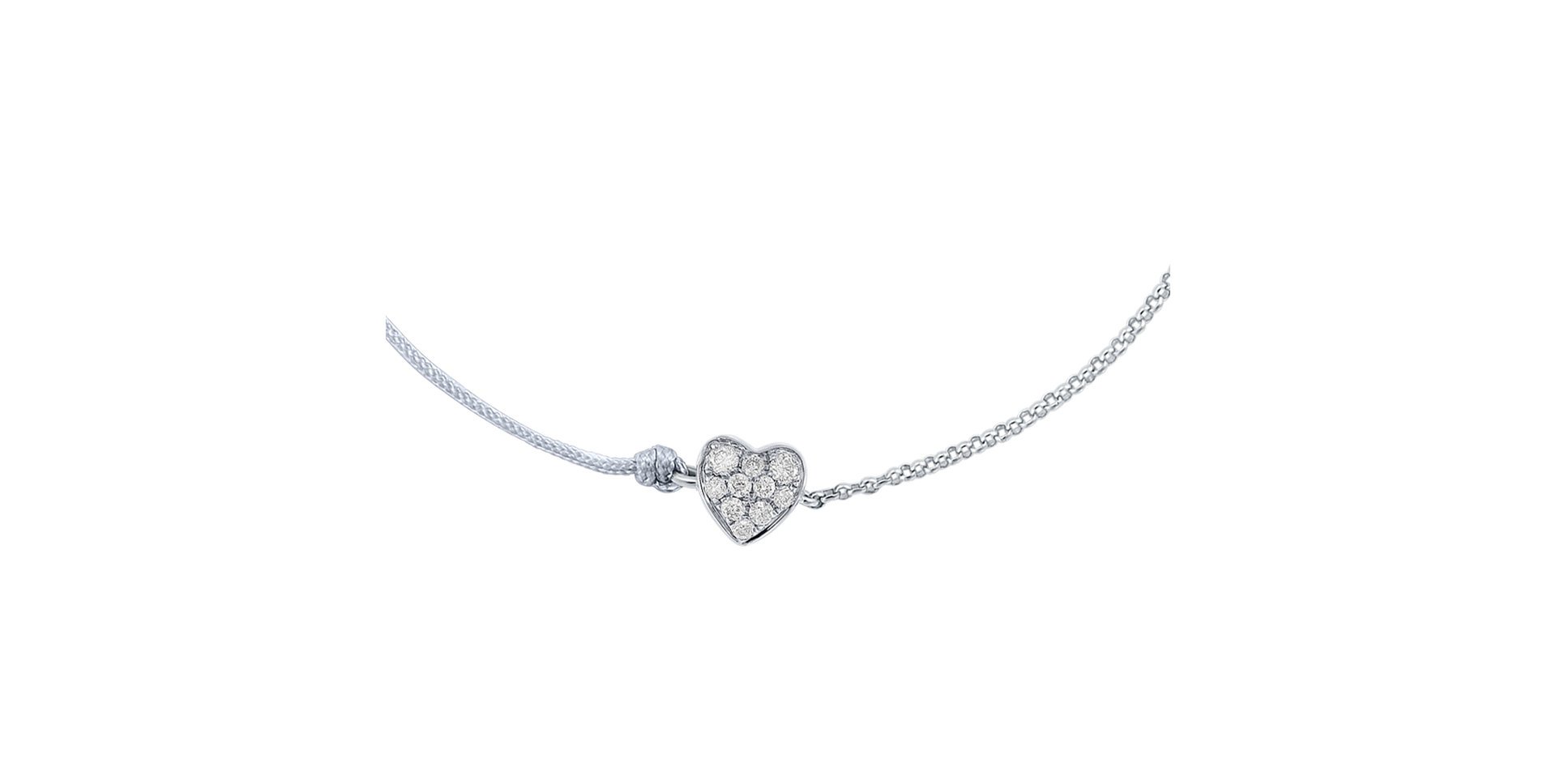 Diamond bracelet Little Heart