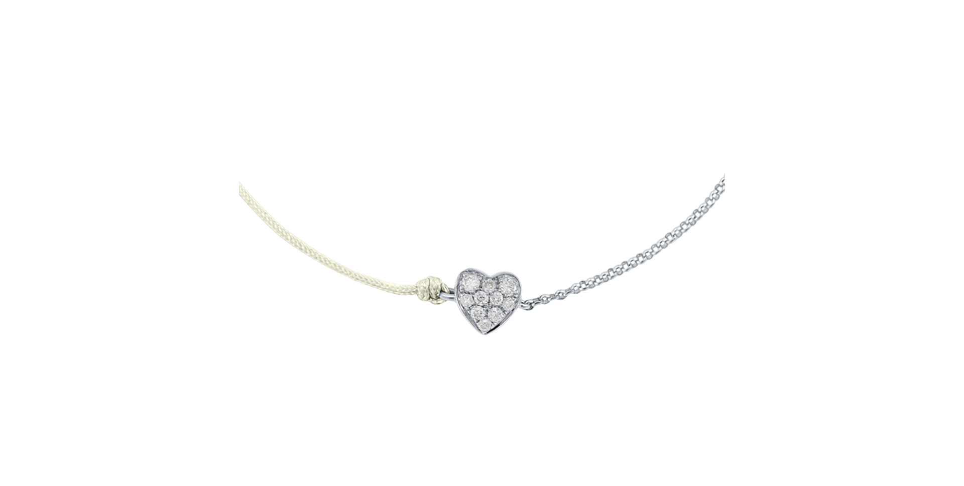 Diamond bracelet Little Heart