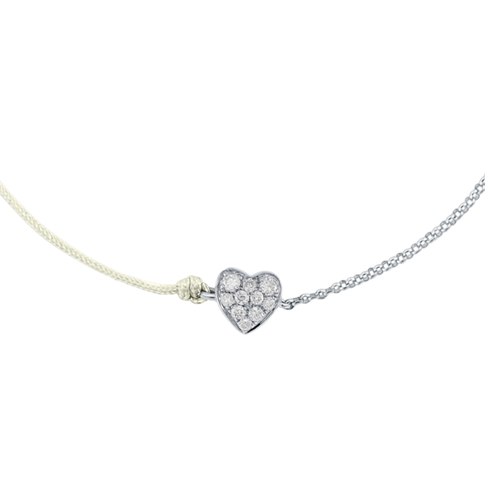 Diamond bracelet Little Heart