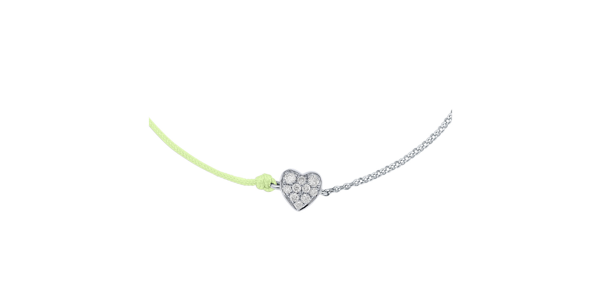 Diamond bracelet Little Heart