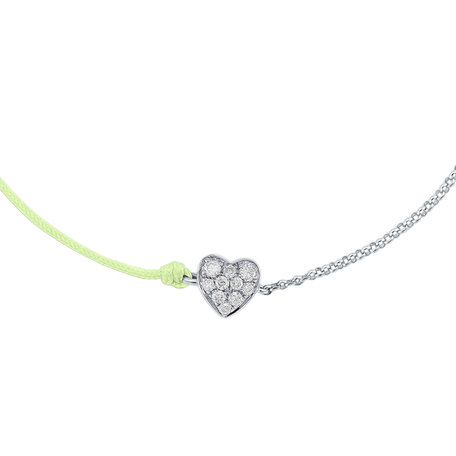 Diamond bracelet Little Heart