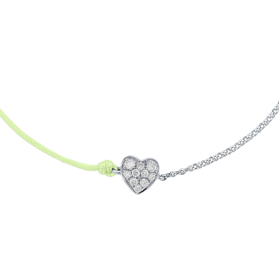 Diamond bracelet Little Heart