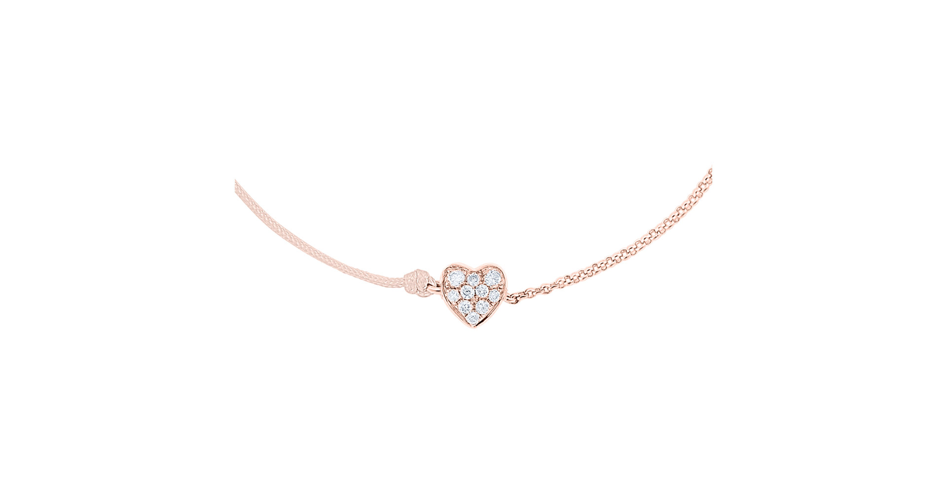 Diamond bracelet Little Heart