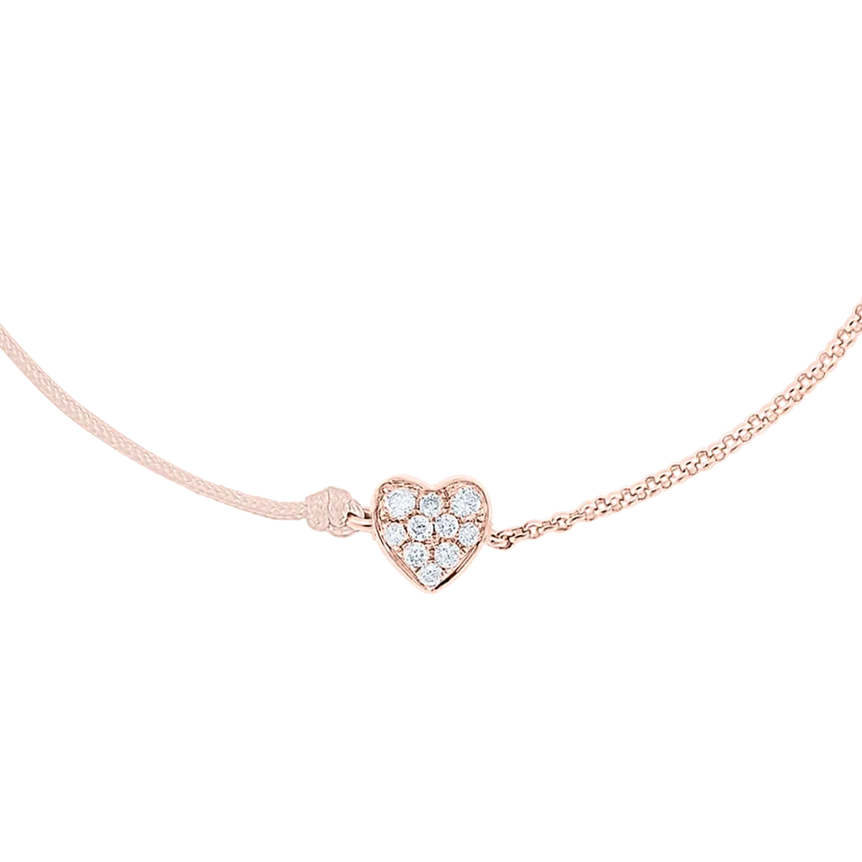 Diamond bracelet Little Heart