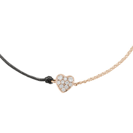Diamond bracelet Little Heart