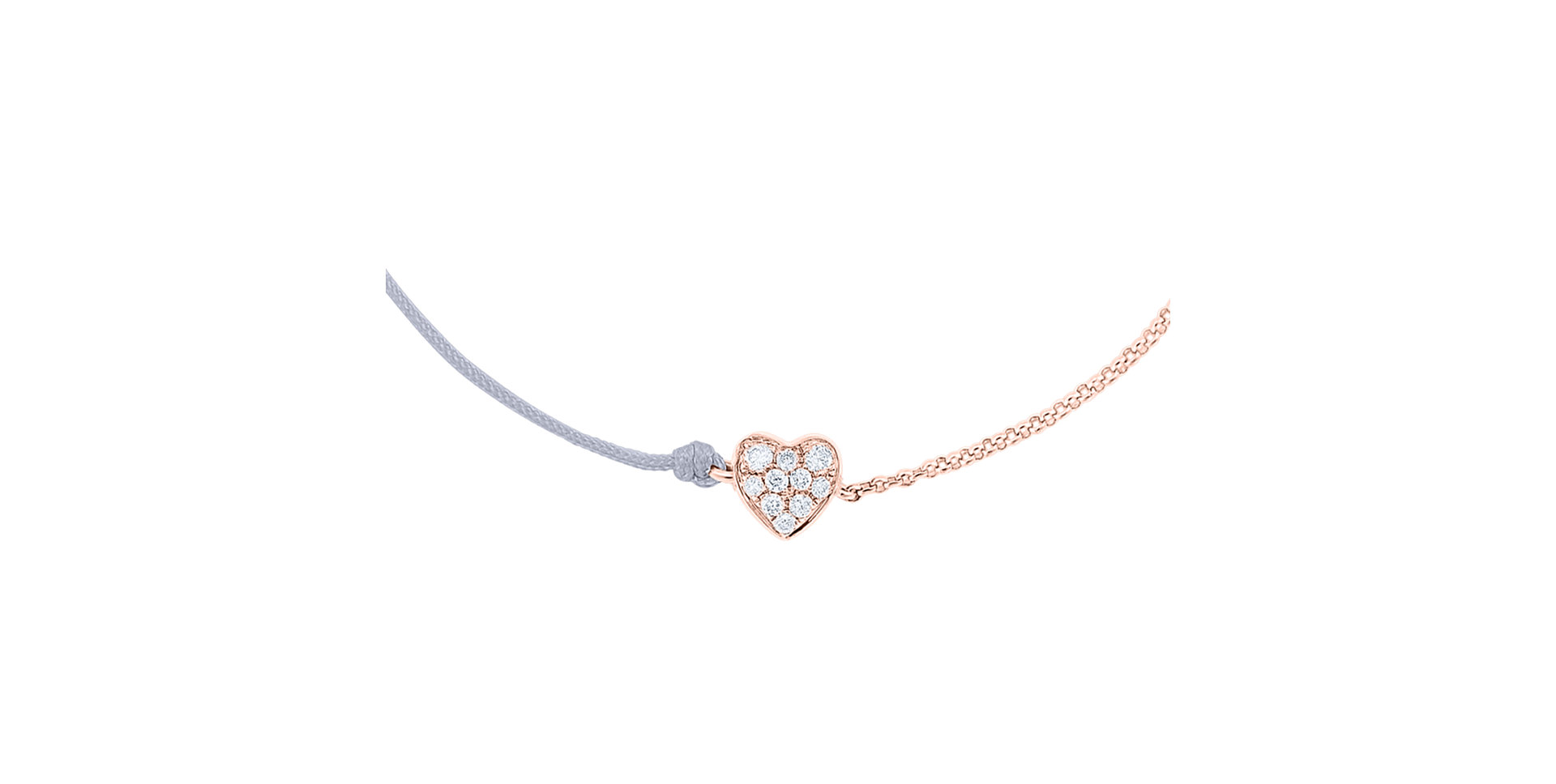 Diamond bracelet Little Heart