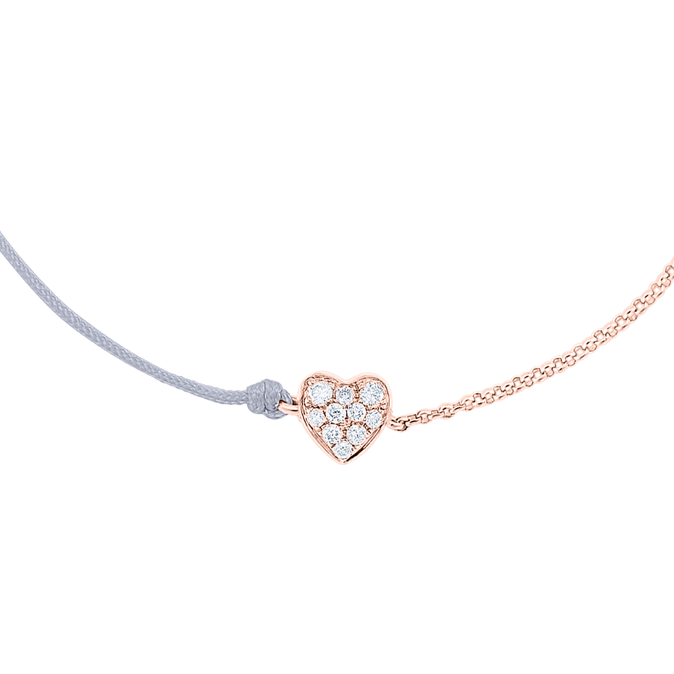 Diamond bracelet Little Heart