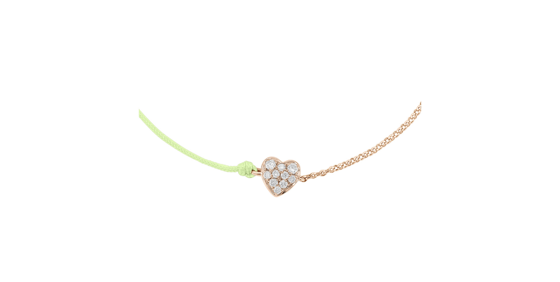 Diamond bracelet Little Heart