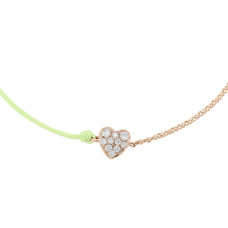 Diamond bracelet Little Heart