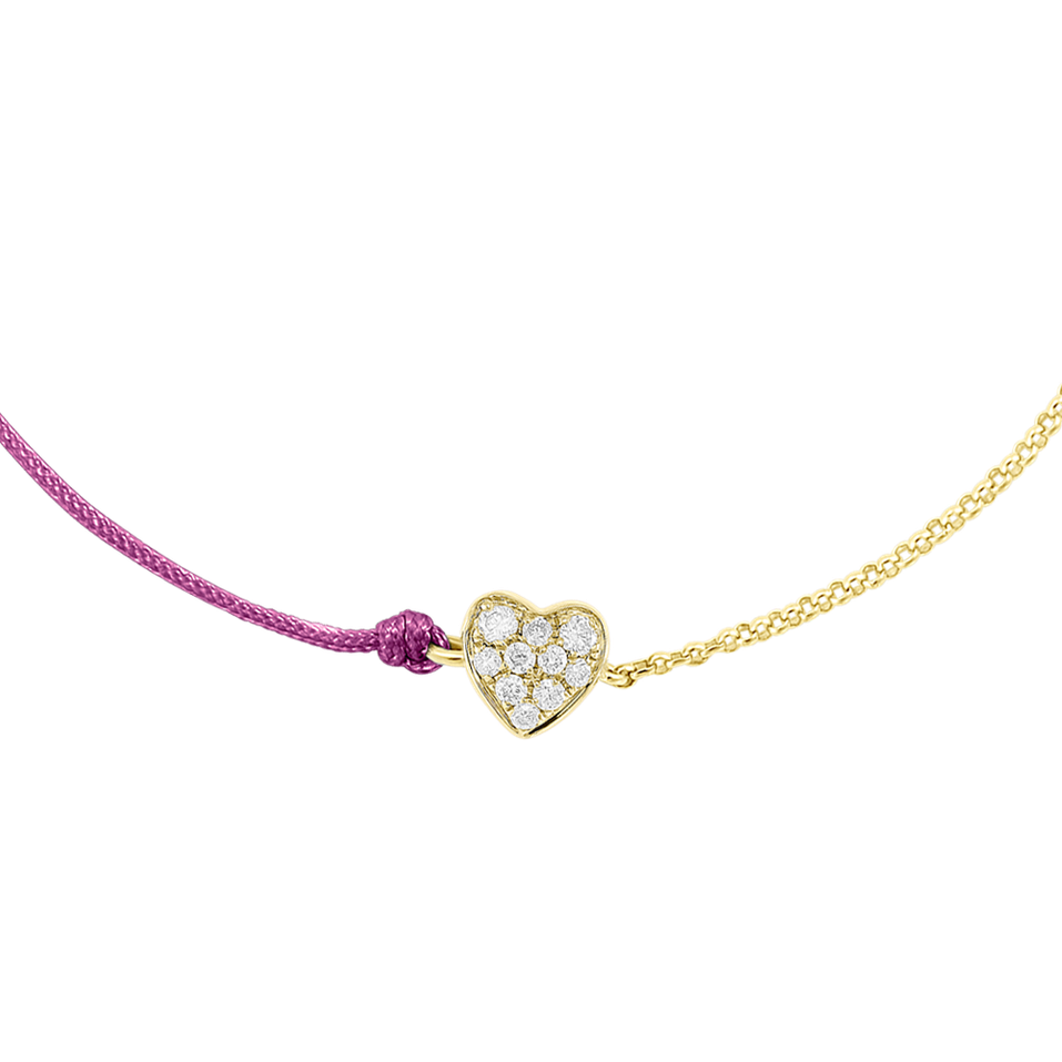 Diamond bracelet Little Heart