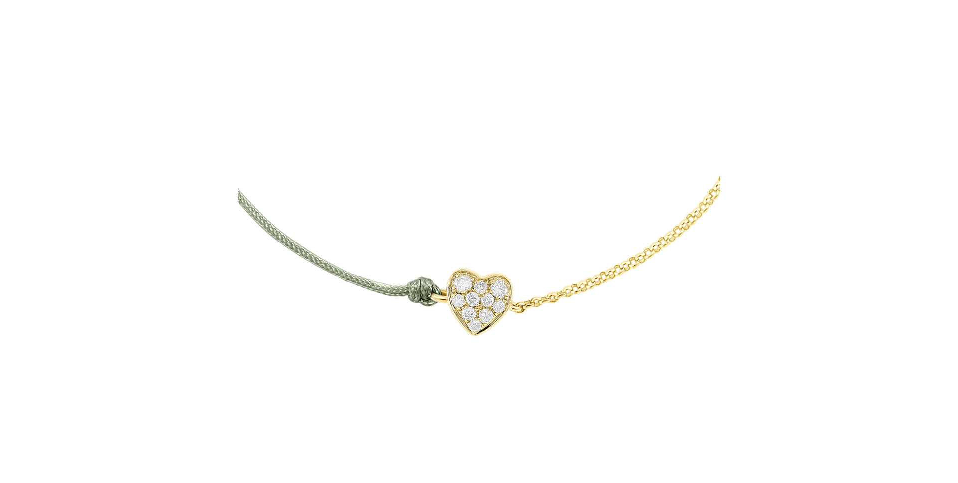 Diamond bracelet Little Heart