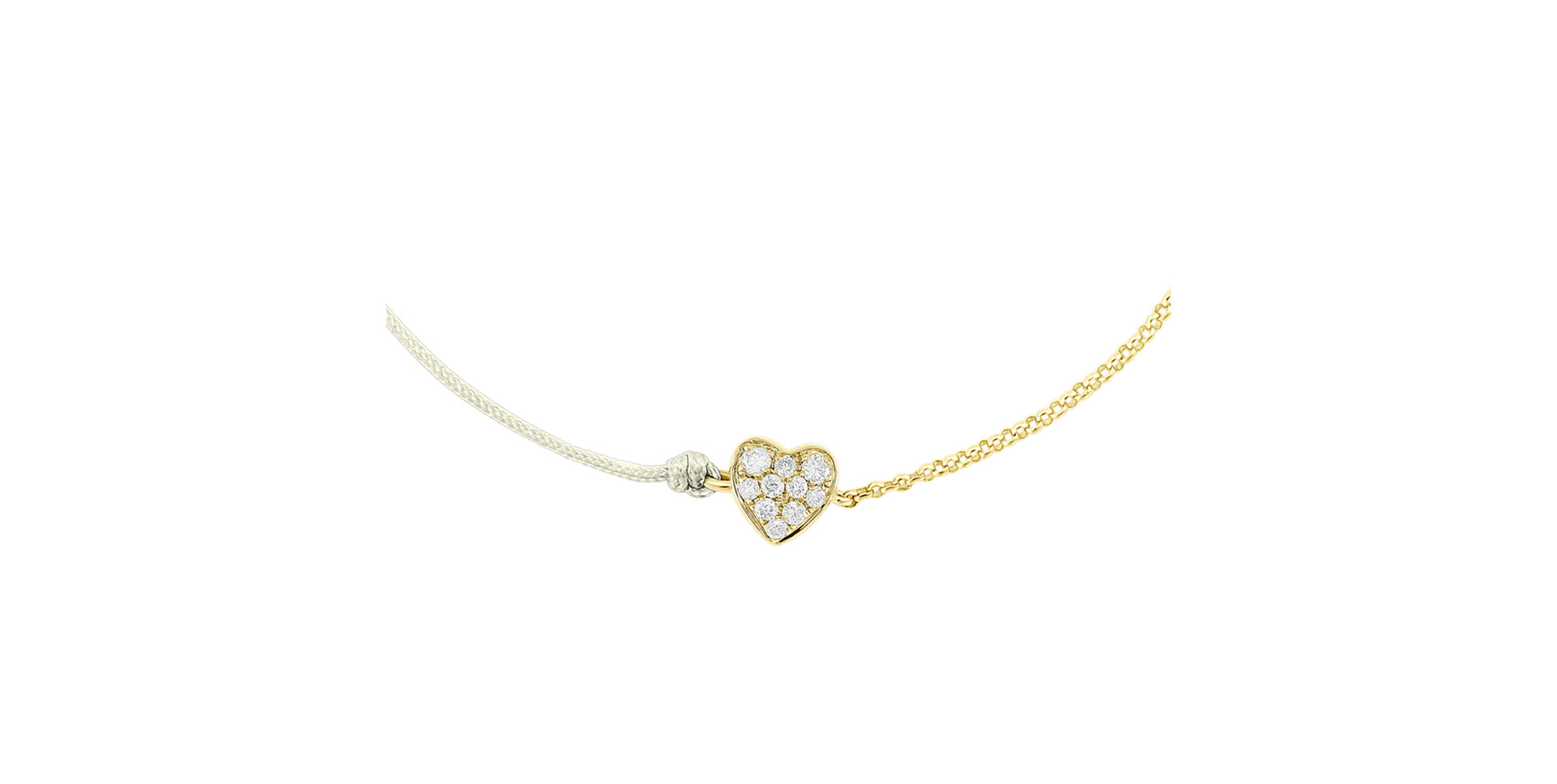 Diamond bracelet Little Heart