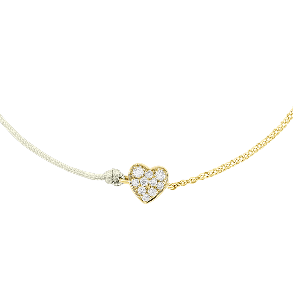 Diamond bracelet Little Heart