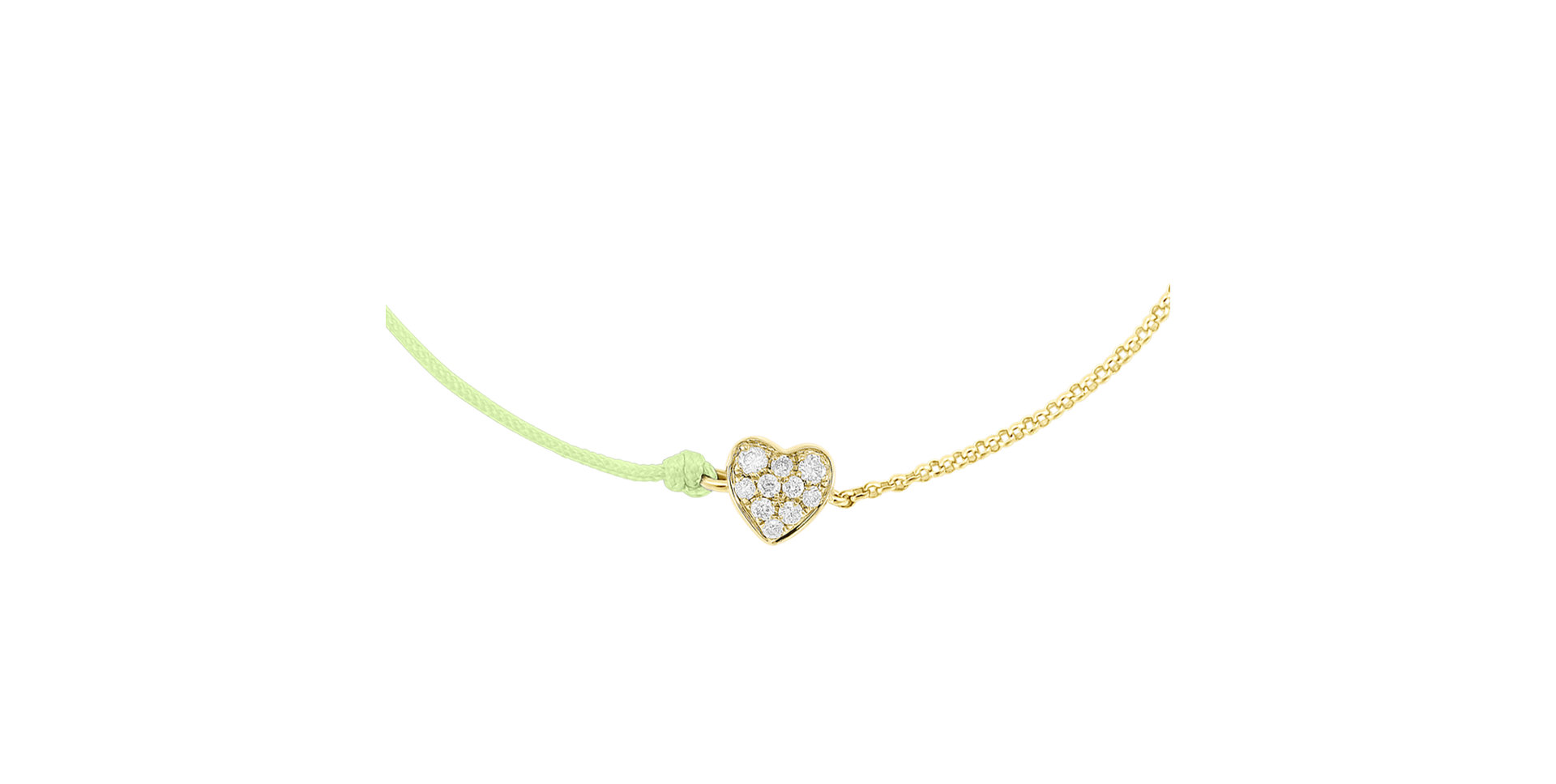 Diamond bracelet Little Heart