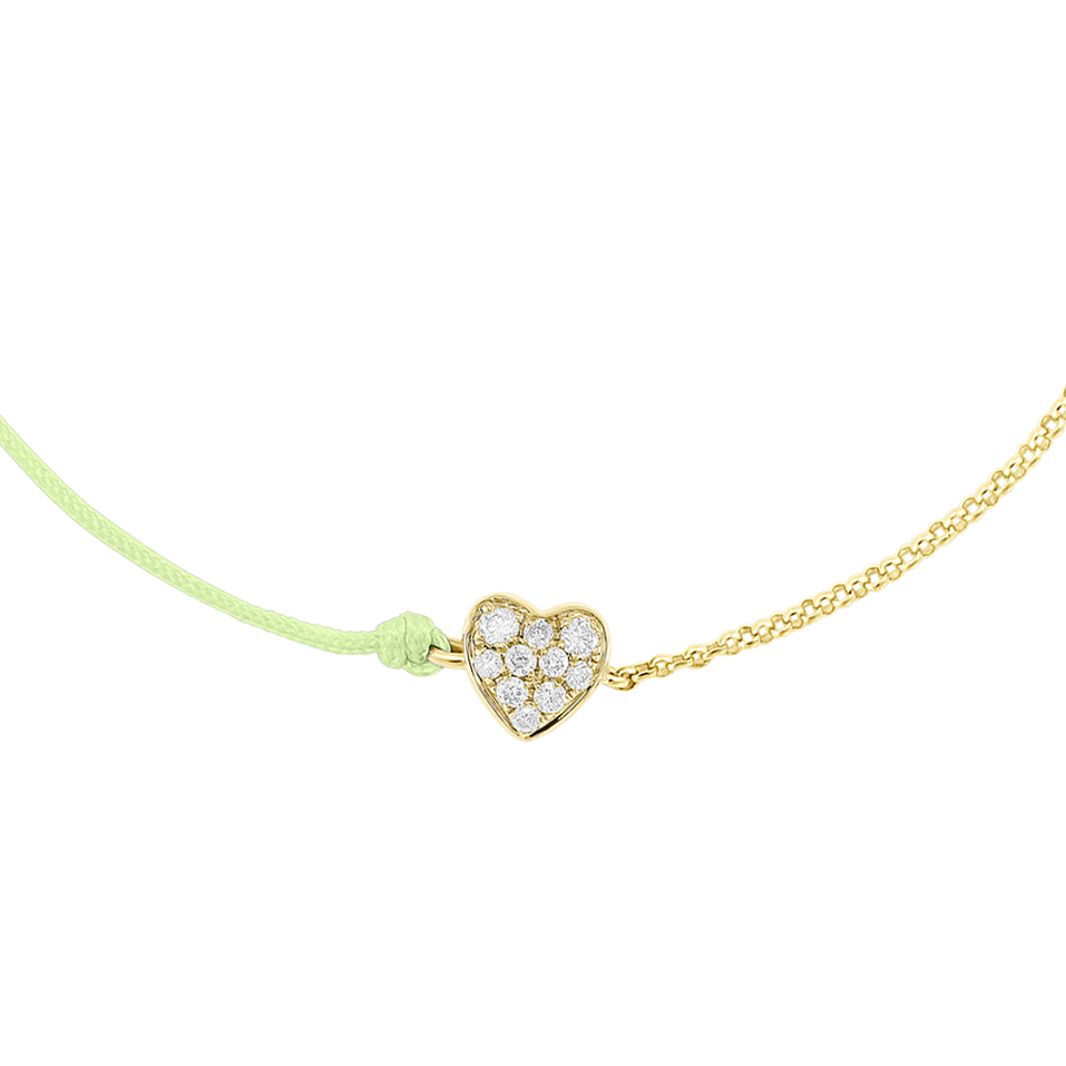 Diamond bracelet Little Heart