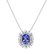 Diamond necklace with Tanzanite Seraph Glory2