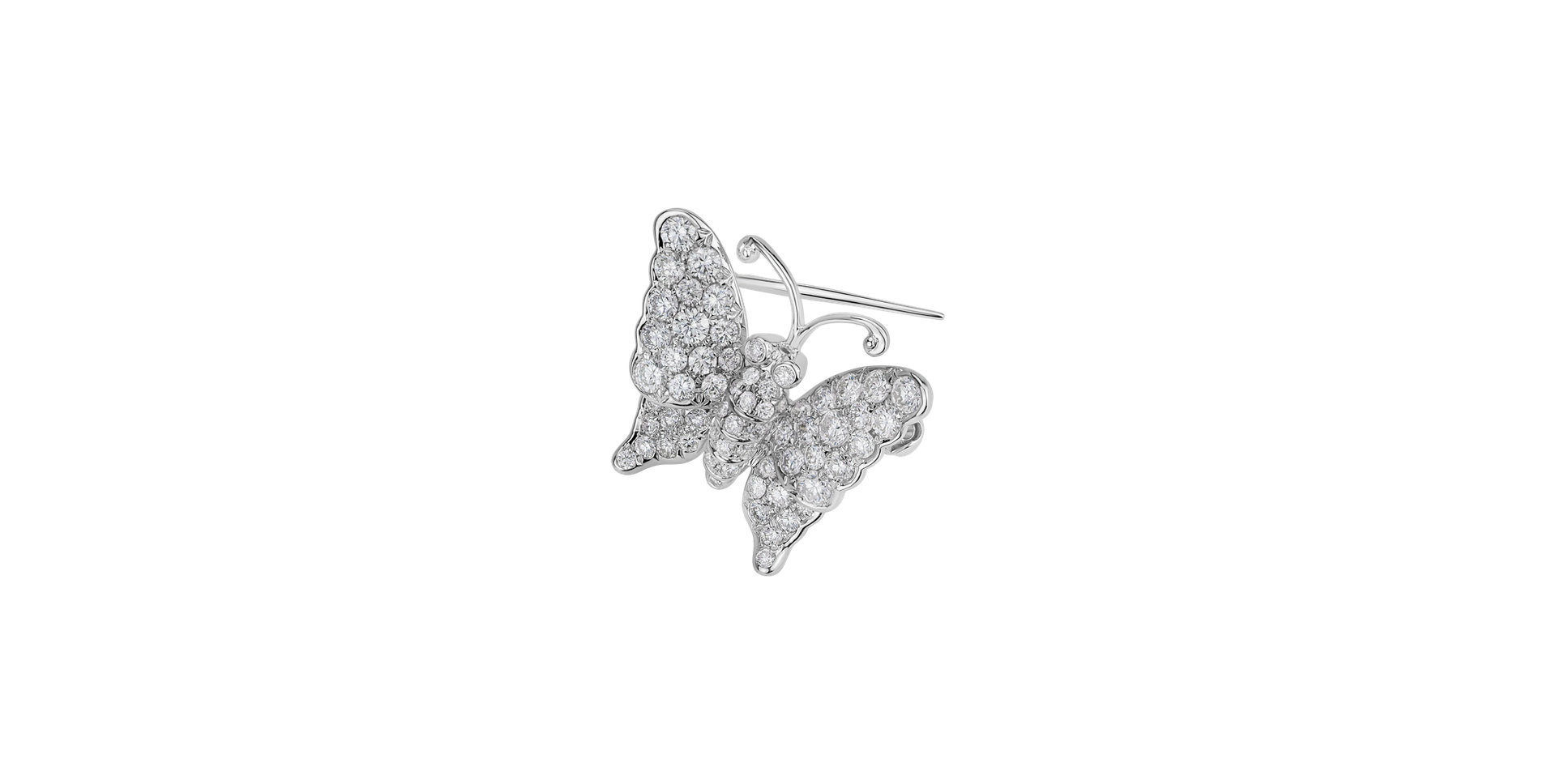 Diamond brooch Noble Wings
