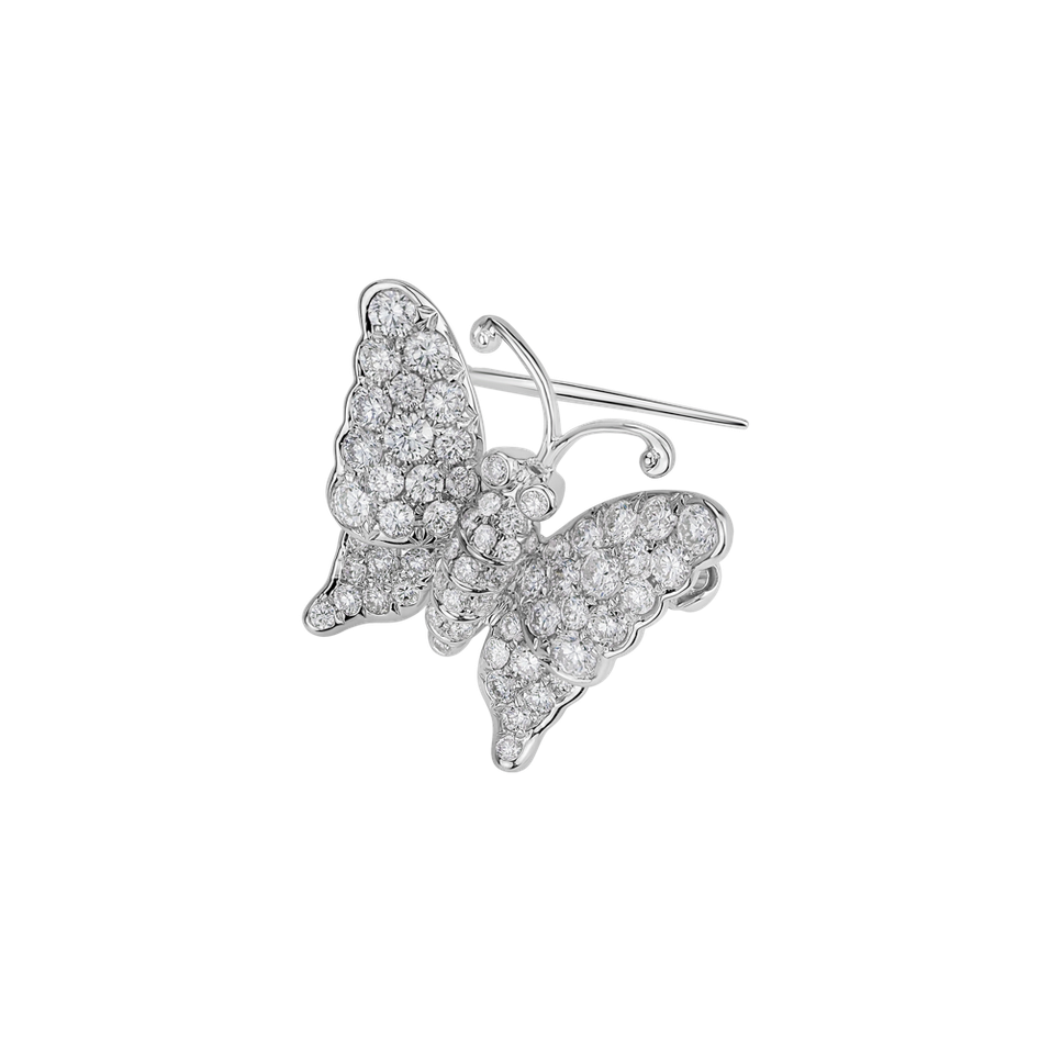Diamond brooch Noble Wings