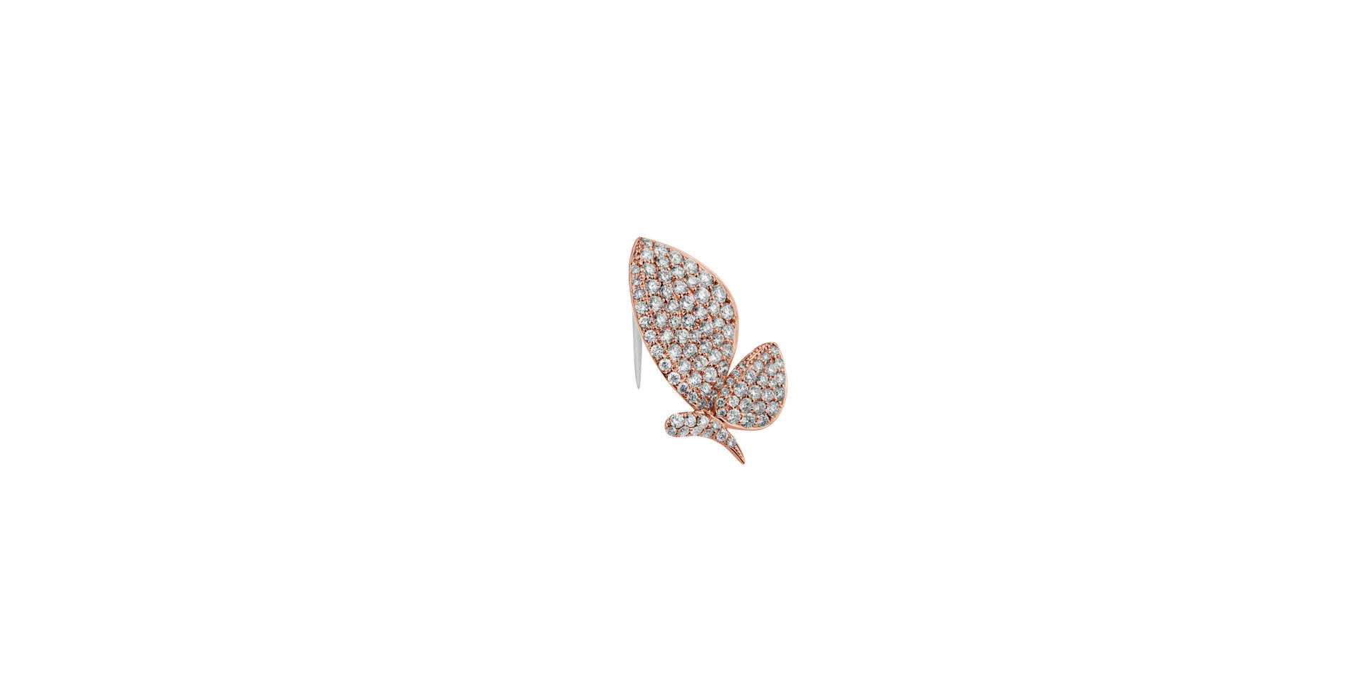 Diamond brooch Magical Butterfly