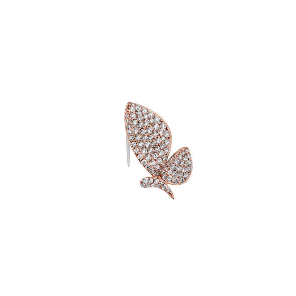 Diamond brooch Magical Butterfly