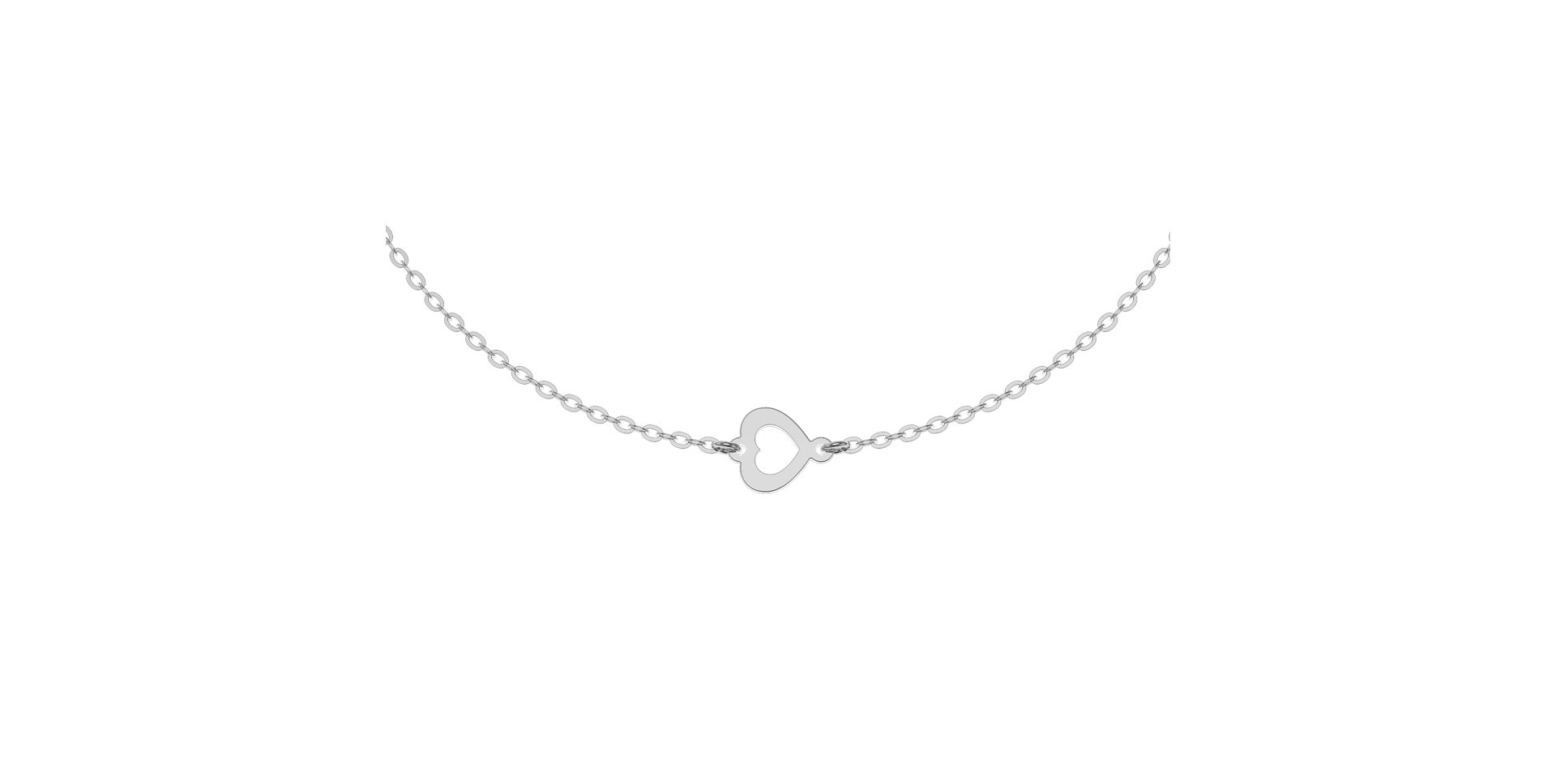 Diamond bracelet One Heart