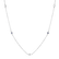 Diamond necklace with Sapphire Dots2