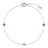 Diamond bracelet with Ruby Dots2