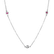 Diamond necklace with Ruby Dots2