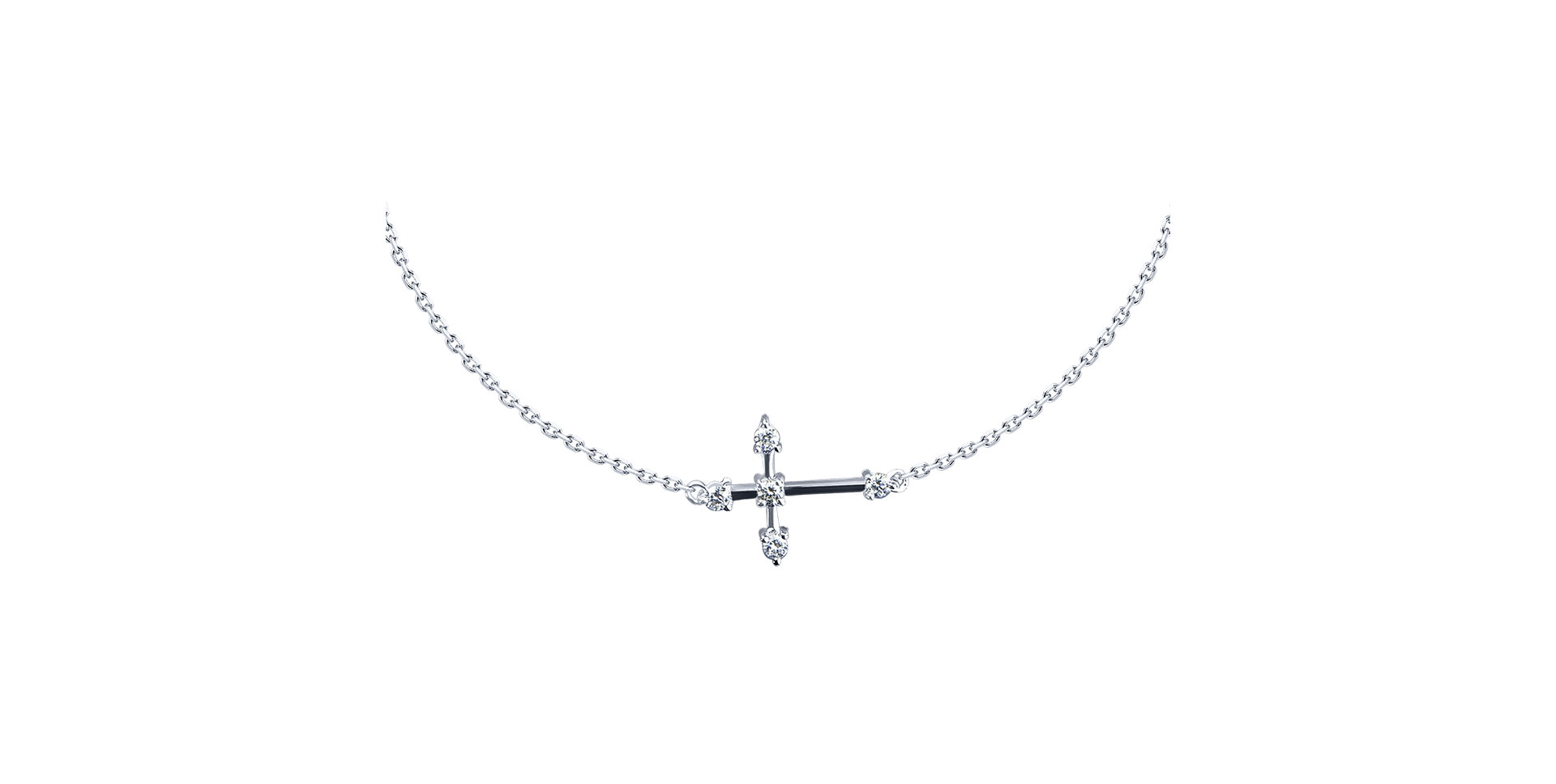 Diamond bracelet Shiny Cross