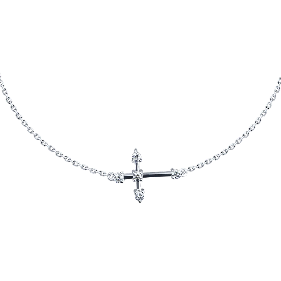 Diamond bracelet Shiny Cross