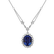 Diamond necklace with Tanzanite Divine Goddess2